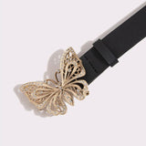 Belt with Butterfly Buckle for women