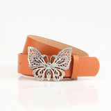 orange Butterfly Belt Strap