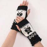 automn Butterfly Gloves Knit