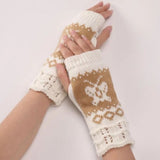 cute Fingerless Butterfly Gloves