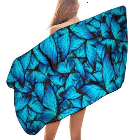 Cheap Butterfly Towel