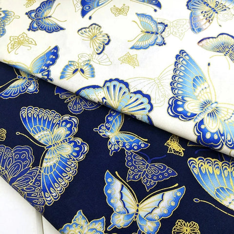 butterfly kimono fabric
