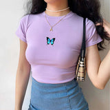 summer Butterfly Tank Top for Ladies