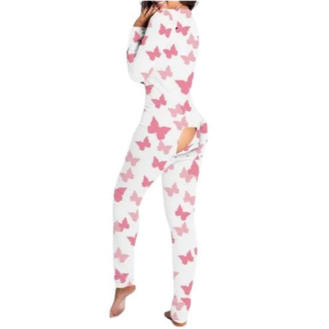 Jumpsuit with Butterfly Print