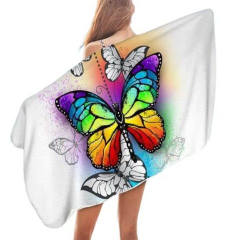 Pretty Butterfly Towel