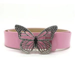 pink Rhinestone Butterfly Belt