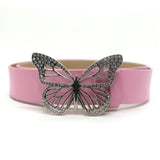 pink Rhinestone Butterfly Belt