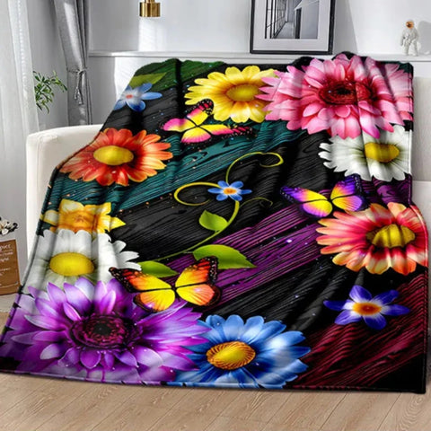 romantic butterfly blanket