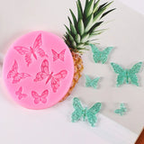 sugar butterfly mold in silicone