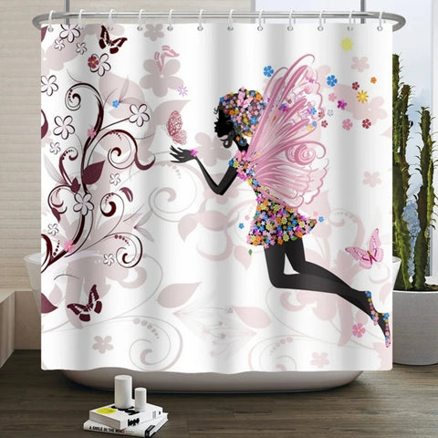 Fairy Butterfly Shower Curtain