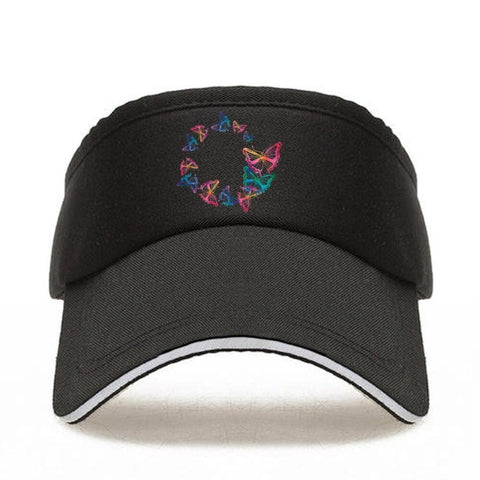 circle butterfly cap
