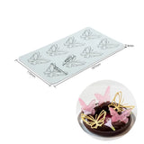 butterfly cake decoration mold in silicone