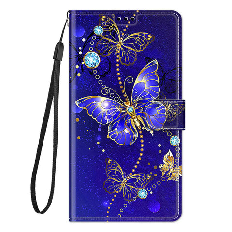 medium blue butterfly phone case