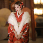 Traditional Butterfly Kimono retro
