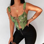 Butterfly Crop Top Camisole for women