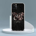 love yourself butterfly phone case in silicone
