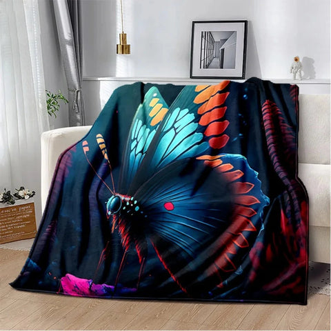 black butterfly blanket
