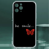 red butterfly phone case for women