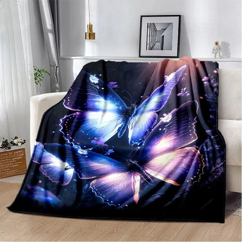 emperor butterfly blanket