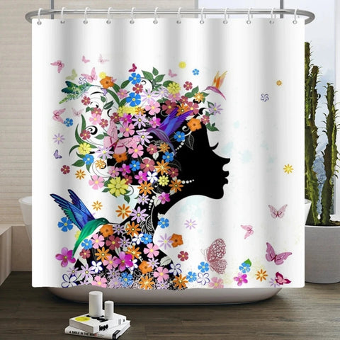 Whimsical Butterfly Shower Curtain