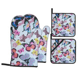 snow Butterfly Oven Gloves