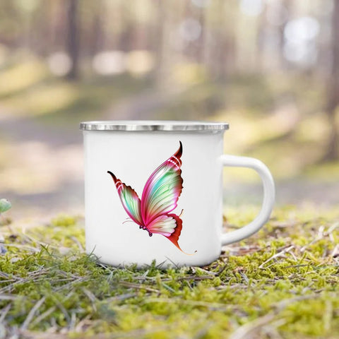 whimsical butterfly mug