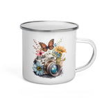butterfly collection mug with camera