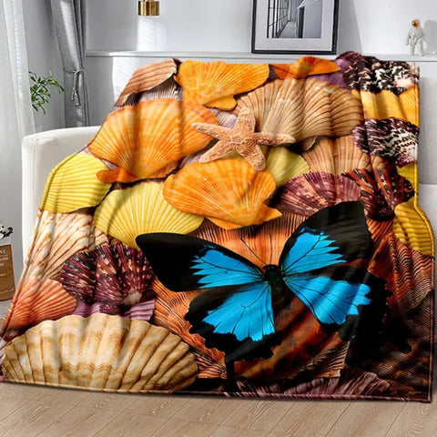 aesthetic butterfly blanket