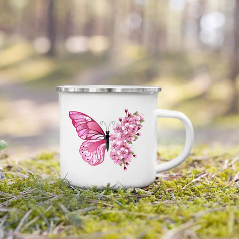 butterfly travel mug