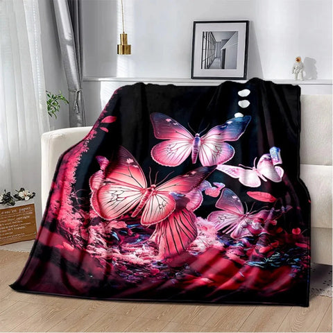 soft butterfly blanket