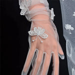 long Transparent Butterfly Gloves