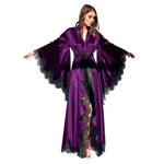 silky purple butterfly kimono