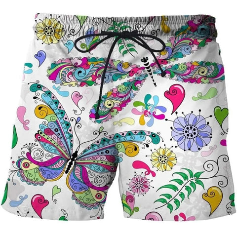 butterfly summer shorts