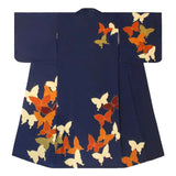 classic butterfly kimono purple