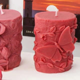cheap floral butterfly candle mold 