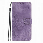 purple wallet phone case butterfly