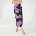 y2k purple butterfly skirt