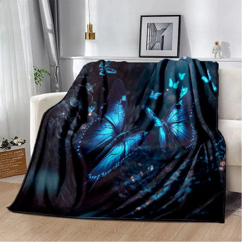 morpho butterfly blanket