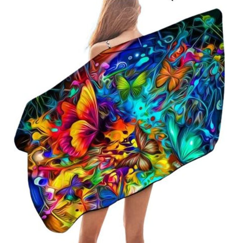 Shimmer Butterfly Towel