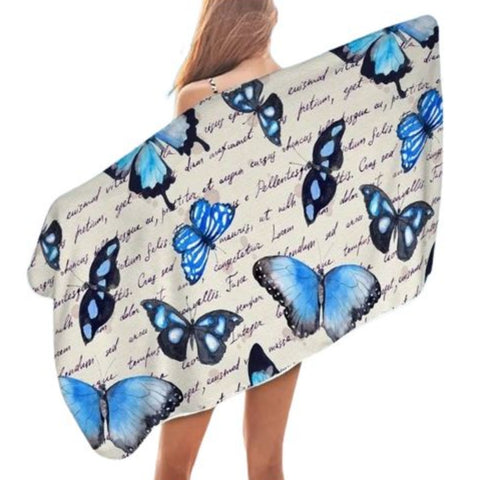 Vintage Butterfly Towel