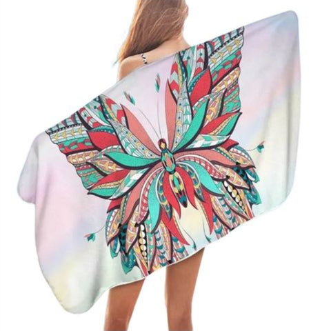 Whimsical Butterfly Towel