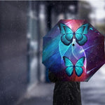 azure butterfly umbrella for women