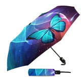 azure butterfly umbrella design