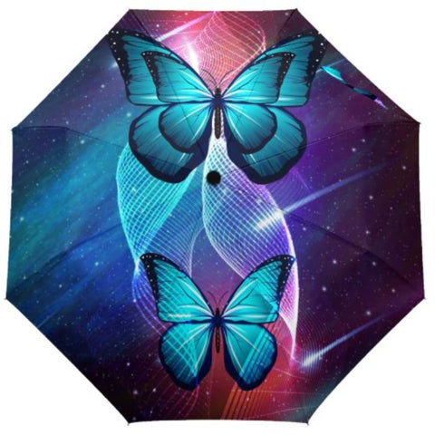 azure butterfly umbrella