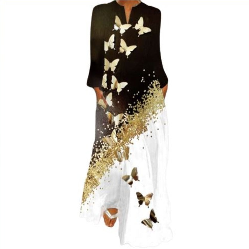 Black and White Butterfly Dress | BUTTERFLY KINGDOM Black and White Butterfly Dress | BUTTERFLY KINGDOM