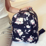 black cheap butterfly backpack