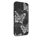 black butterfly phone case design