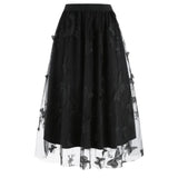 cute black butterfly skirt 