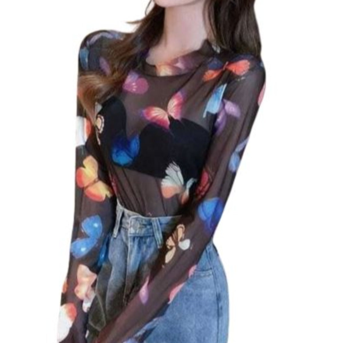 butterfly mesh top