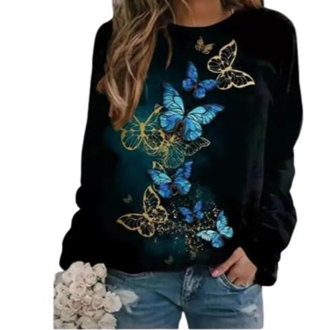 bluemorphic butterfly sweater